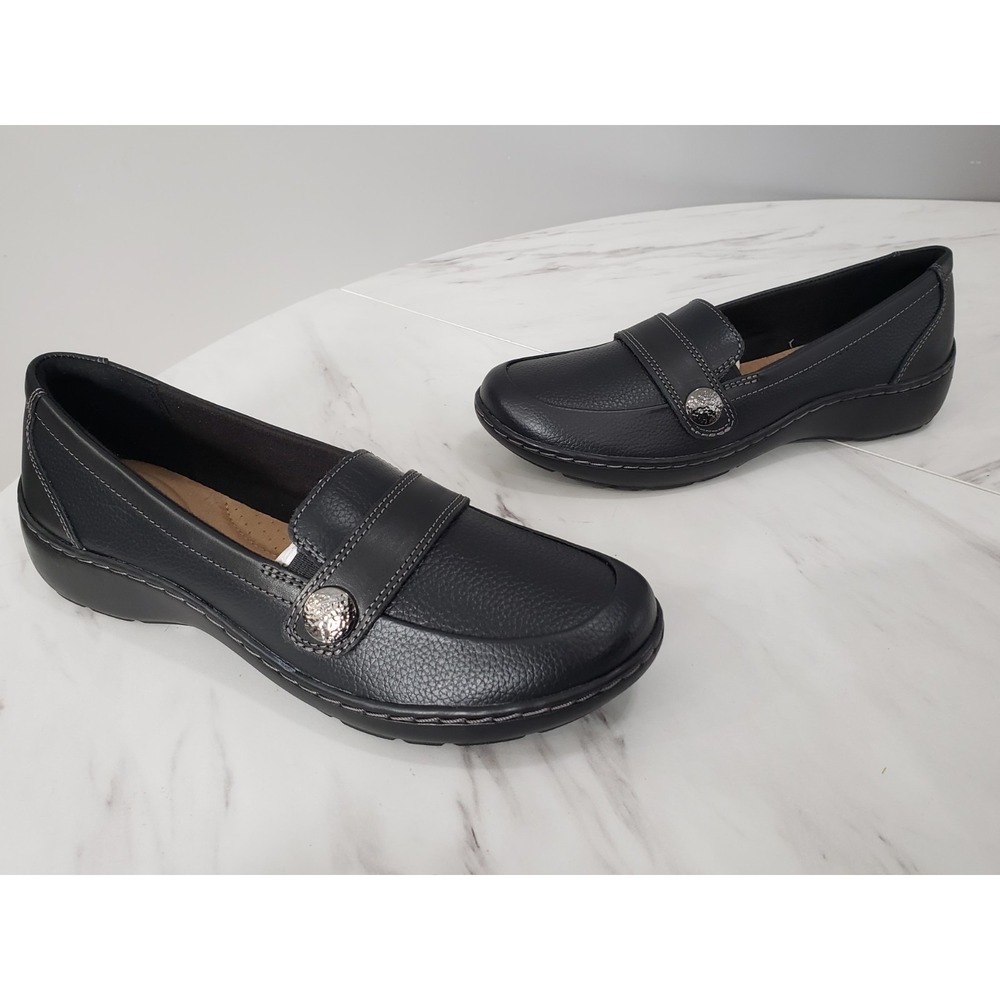 NEW NO BOX Clarks Cora Daisy Loafers Women's Size‎ 7 NARROW SLIP ON  LEATHER
